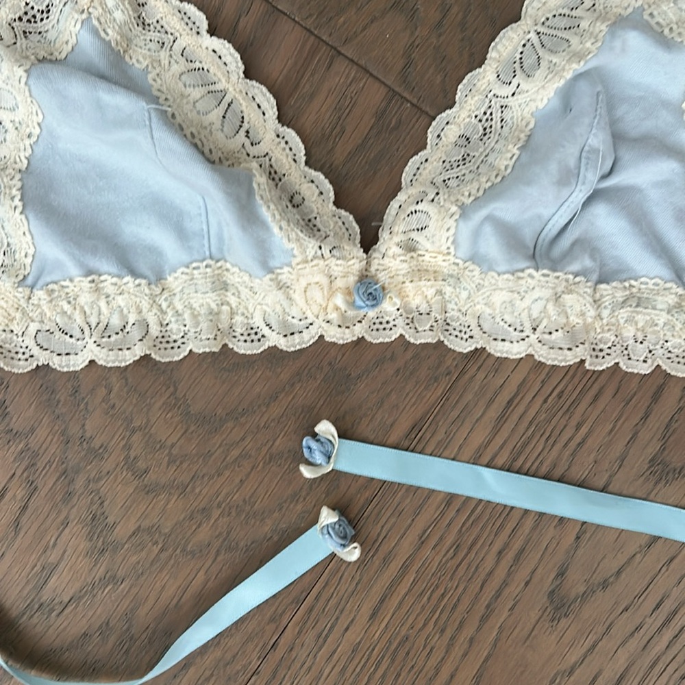 2sets - Soft cotton triangle bra and panty - Picture 7 of 15